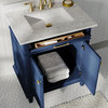 Joyce Bathroom Vanity, Single Sink, 30", Blue, Freestanding
