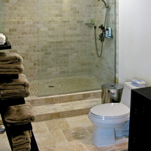 the bathroom