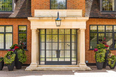 Design ideas for a contemporary entrance in Hertfordshire.