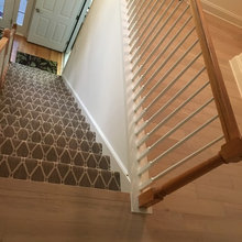 carpeted stairs