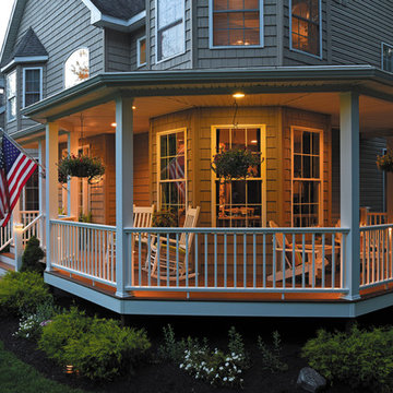 AZEK Arbor Collection Deck Porch in Morado