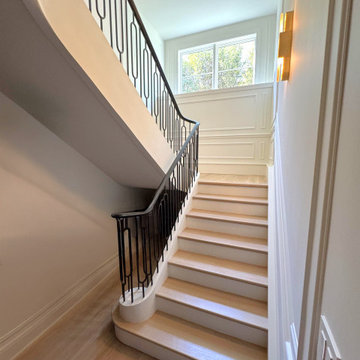 Project #134 | Straight Staircase with Elliptical Stringer