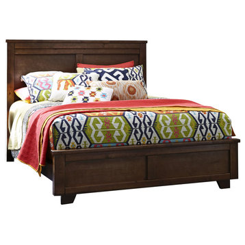 Diego Complete Bed, Espresso Pine, 6/6 King
