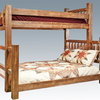 Twin over Full Bunk Bed in Lacquered Finish
