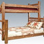 Twin over Full Bunk Bed in Lacquered Finish