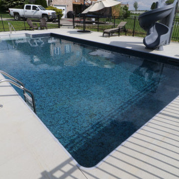 Vinyl Liner Pool (18 x 36) with Slide
