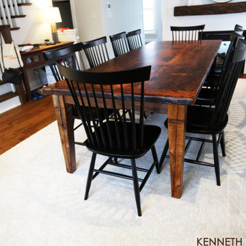 Reclaimed Wood Harvest Tables
