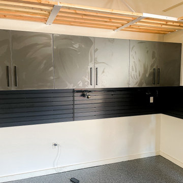Garage with Black Slatwall