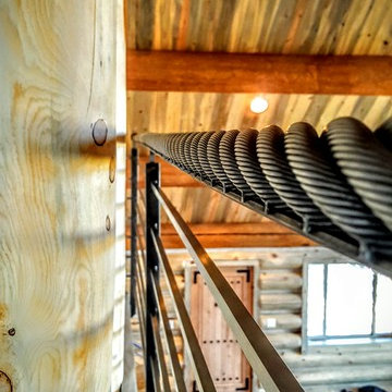 Reclaimed Ski Lift Cable Rails