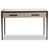 Beige Leather Console Table | Liang & Eimil Liza