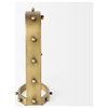 Marian Gold Studded Table Clock