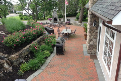 Elegant patio photo in Boston