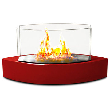 Lexington Tabletop Fireplace, Red