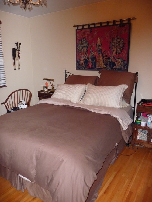 Decorating a bedroom around a tapestry