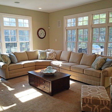 No-fuss Neutrals: Family room design project