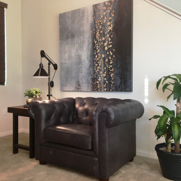 Bursts of Blue Brentwood Family Room