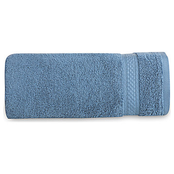 A1HC Bath Sheet Set, 100% Ring Spun Cotton, Ultra Soft, Quick Dry, Bjou Blue, 1 Piece Bath Sheet (35x70)