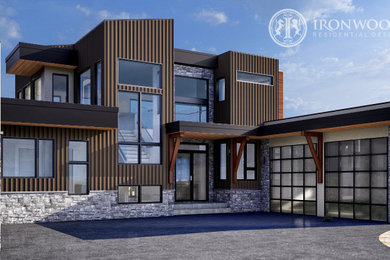 Trendy exterior home photo in Vancouver
