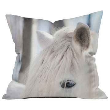 Chelsea Victoria White Knight Outdoor Throw Pillow