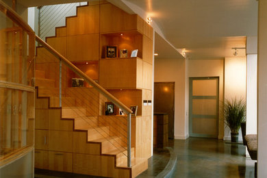 Staircase - modern staircase idea in New York