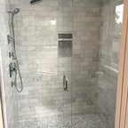 Vinyl Shutters in Master Bathroom Windows - Contemporary ...