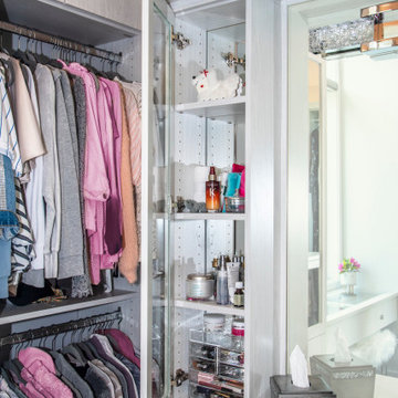 Closet Vanity Storage Tower