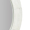 Bernhardt Loft Piper Round Mirror, Brushed White