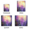 Trees Twill Duvet Cover, King Duvet 88"x104"