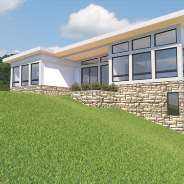Energy-Efficient Hillside Home in Tennessee
