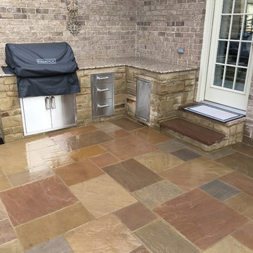 Outdoor Grill Patio Area