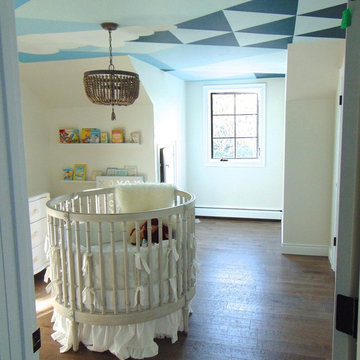 Baby R's ceiling mural by Cugini Painting in Edmonton, Canada