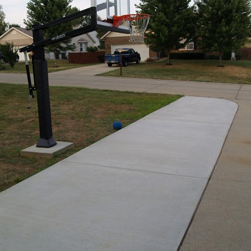 Mark Y's Pro Dunk Gold Basketball System on a 50x24 in Columbia, IL