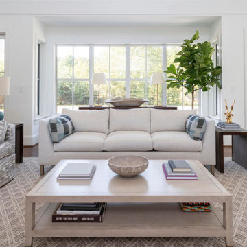 Clean,  modern living room