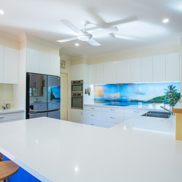Kitchen with a coastal feel