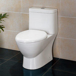 Ariel Platinum Contemporary Toilet TB346M - Toilets