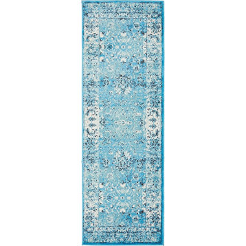 Traditional Majestic 2'x6' Runner Onyx Area Rug