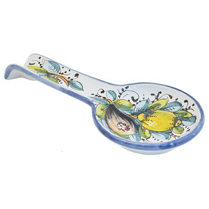 Italian Ceramic Spoon Rest Fig Traditional Spoon Rests By Merchant Of Prato Houzz