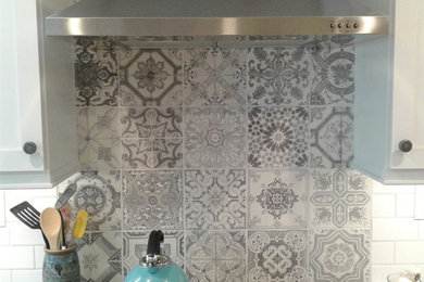 Transitional kitchen photo in Denver