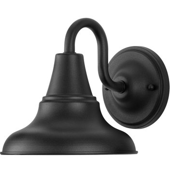 Luxury Industrial Wall Sconce, Midnight Black