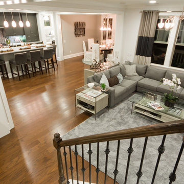 Living Room into Kitchen