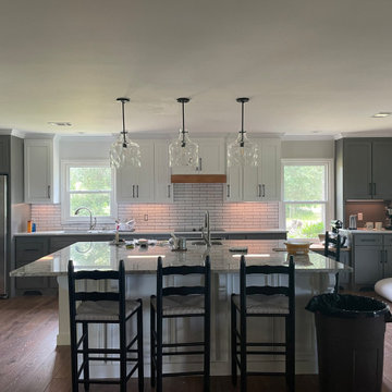 Lively Load-bearing Wall Removal with New Kitchen