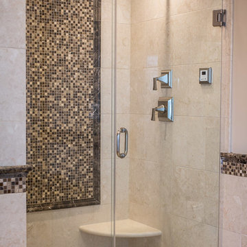Virginia Beach Emperador Marble Bath