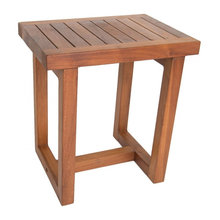 teak shower stool