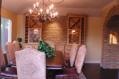 Tuscan dining room photo in Orange County