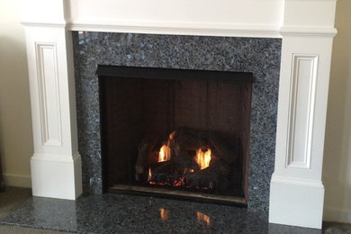 Inspiration for a living room remodel in Richmond
