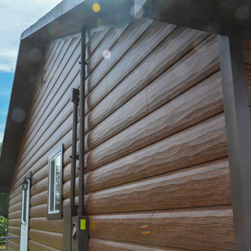 Steel Log Siding install in Grand Junction, CO