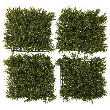 10.5� x 10.5� Rosemary Wall Mat UV Resistant (Indoor/Outdoor) (Set of 4)
