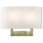 Livex Lighting - Allison 2 Light Wall Sconce, Antique Brass - This 2 light Wall Sconce from the Allison collection by Livex Lighting will enhance your home with a perfect mix of form and function. The features include a Antique Brass finish applied by experts.