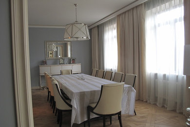 Example of a dining room design in Moscow