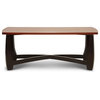Straitwoode Cherry and Dark Brown Modern Coffee Table